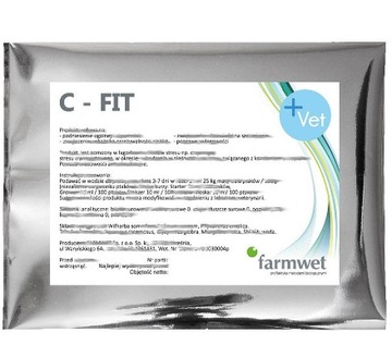 C-FIT Na Biegunkę u Krów Cieląt Bydła FARMWET 200g