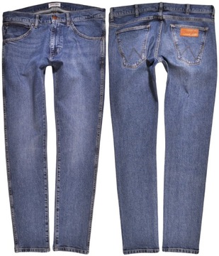 WRANGLER spodnie SKINNY low BLUE jeans BRYSON _ W31 L32