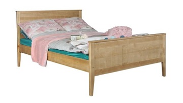 Кровать деревянная SARA 120х200 с фрезеровкой