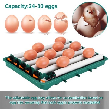 PROFESJONALNY WYKUJNIK Z OBROTOWYM AUTOMATYCZNYM INKUBATOREM JAJ SMART EGG 30 SZT.