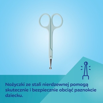 CANPOL zestaw pielęgnacyjny do paznokci 9/814_blue