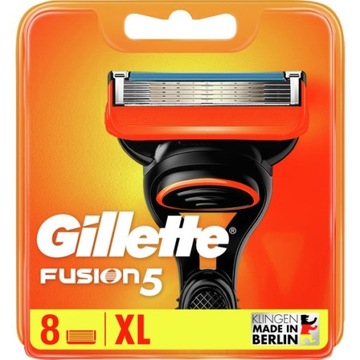 GILLETTE FUSION5 WKŁADY DO GOLENIA 8 SZT ORYGINALNE Niemcy