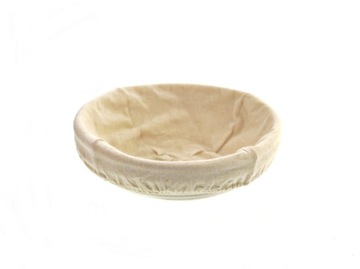 Koszyk rattan do garowania ciasta 21cm okrągły LEN