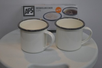 Набор эмалированных кастрюль APS, 2 шт.