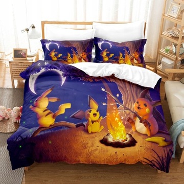 КОМПЛЕКТ ПОСТЕЛЬНОГО БЕЛЬЯ ИЗ МИКРОФИБРЫ Pokémon 160x200 70x80