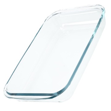 МАЛЕНЬКАЯ ПРЯМОУГОЛЬНАЯ СТЕКЛЯННАЯ ЗАГОТОВКА ОБЪЕМОМ 2,2 Л ДЛЯ ВЫПЕЧКИ