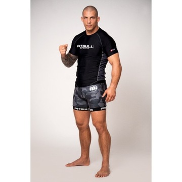 PIT BULL RASHGUARD компрессионный pro plus короткий M