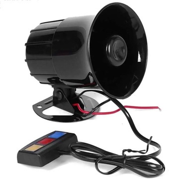 Motocykl Alarm samochodowy syrena 3 Tone Horn głośnik Alarm automatyczny po