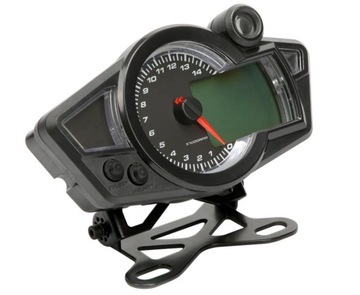 UNIWERSALNY LICZNIK CYFROWY MOTOCYKL MOTOR SKUTER QUAD LCD 11000 RPM