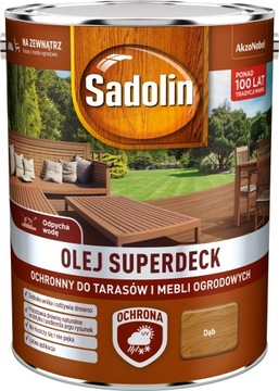 SADOLIN SUPERDECK МАСЛО ДЛЯ ТЕРРАСЫ 5Л ДУБ