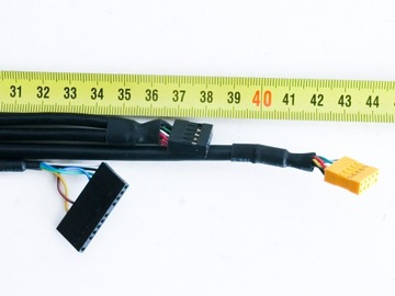 Аудиосистема Fujitsu на передней панели + 2 порта USB + выключатель питания