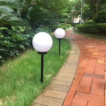 солнечная лампа MILKY BALL лампа 15см 4 LED P-015