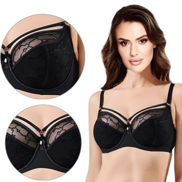 Бюстгальтер ПОЛУМЯГКИЙ LANNY MODE 11706 SEMI SOFT черный 90E