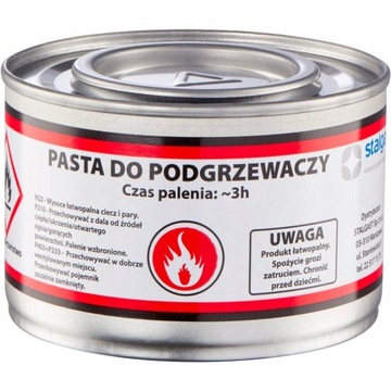 Pasta do podgrzewaczy w żelu Stalgast 0,2l