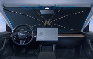 Автомобильный зонт от солнца Baseus CoolRide CRKX000001 маленький (черный)