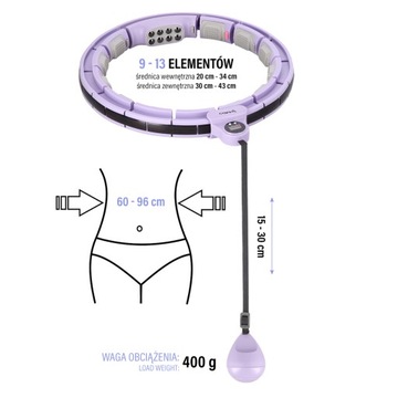 МАГНИТНЫЙ НАБОР HULA HOP HHM13 СО СЧЕТЧИКОМ HMS + РЕМЕНЬ BR163 PLUS SIZE