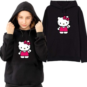 BLUZA DLA DZIEWCZYNY HELLO KITTY SŁODKA KOT KOCIAK KOTEK PREZENT M