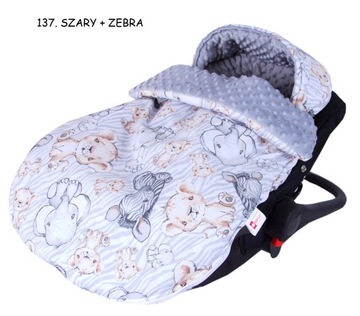 BabyLux MINKY SPRING СПАЛЬНЫЙ МЕШОК ДЛЯ КОЛЯСКИ 90 СМ № 137