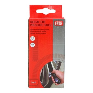 Cyfrowy miernik ciśnienia w oponach Carpoint