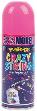 SERPENTYNA W SPRAYU KONFETTI NA PARTY URODZINY IMPREZĘ ZABAWE NEONOWE 250ml