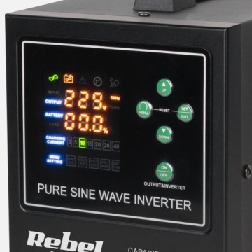 Функция зарядки источника бесперебойного питания синусоидальной волны для духовки12V 230V 800VA/500W Rebel