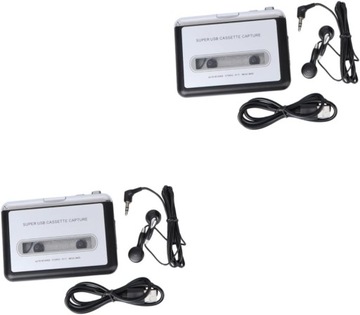2 Szt Odtwarzacz Muzyki Konwerter Ta?m Na Mp3 Konwerter Ta?m Usb