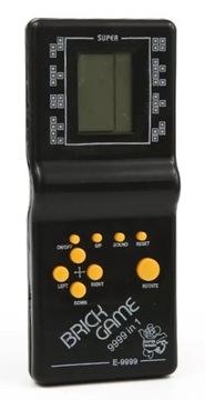 GRA ELEKTRONICZNA KONSOLA RETRO TETRIS + BATERIE