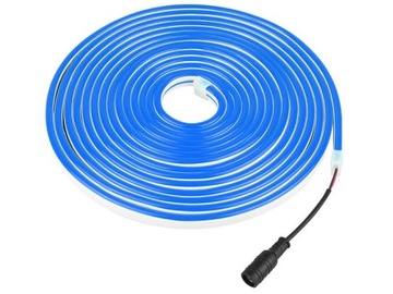 SZNUR DIODOWY LED NEON 2835 12 V 5M NIEBIESKI IP65