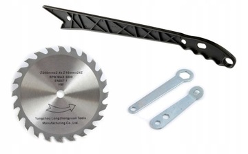 Пила представляет собой настольный резак с асинхронным двигателем мощностью 2000 Вт.