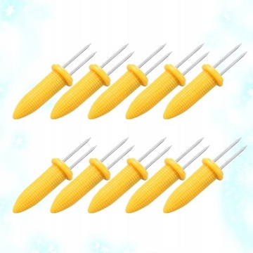 10 шт. стальной держатель для кукурузных вилок