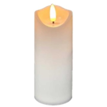 ŚWIECA LED świeczka do latarni BIAŁA ŚLUB 12,5cm .