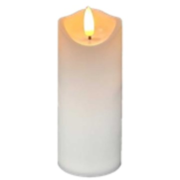 ŚWIECZKA ŚWIECA do latarni lampionu LED 12,5cm BIA