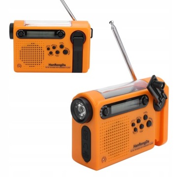 RADIO NA DYNAMO SOLAR POWERBANK 2000MAH LATARKA