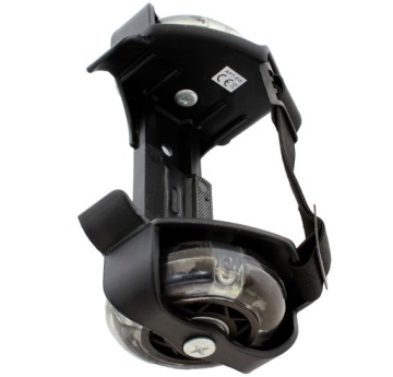 РОЛИКИ РОЛИКОВЫЕ ЧЕХОЛЫ ДЛЯ ОБУВИ LED СВЕТЯЩИЕСЯ УНИВЕРСАЛЬНЫЕ ЧЕРНЫЕ AG234