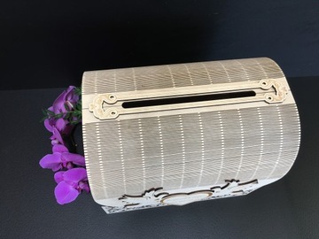 Свадебный конверт, шкатулка для гравировки денег