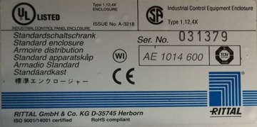 Шкаф управления из нержавеющей стали 760х760х300