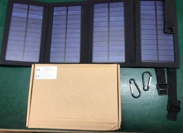 ПОРТАТИВНОЕ СОЛНЕЧНОЕ ЗАРЯДНОЕ УСТРОЙСТВО ТУРИСТИЧЕСКАЯ СКЛАДНАЯ СОЛНЕЧНАЯ ПАНЕЛЬ USB 10ВТ