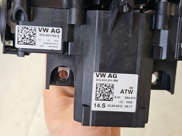 PŘEPÍNAČ KOMBINOVANÝ MINCE PÁSEK KROUŽEK POD VOLANT VW PASSAT B6 B7 CC 3C5953501BM