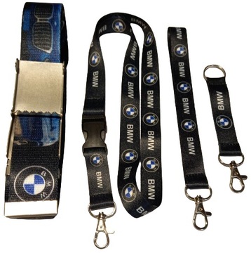 Pasek do spodni 130cm i smycze BMW