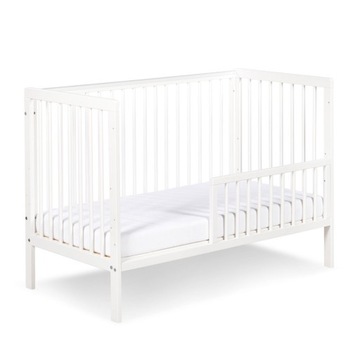 Детская кроватка TIMI 60х120 белая с перилами