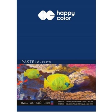 Blok Happy Color do pasteli A4 24s/3kol 160g