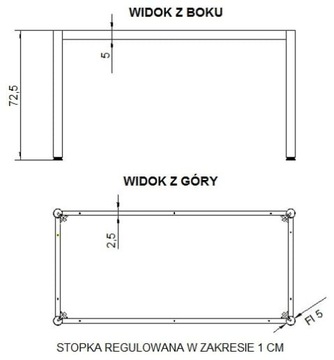 Сплошной белый стол и каркас стола NY-A057/156/O - 15