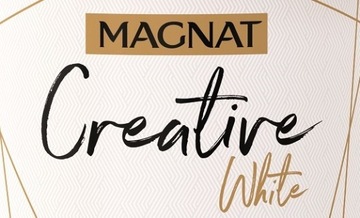 MAGNAT FARBA CREATIVE WHITE ŚNIEŻNOBIAŁA 2.5L