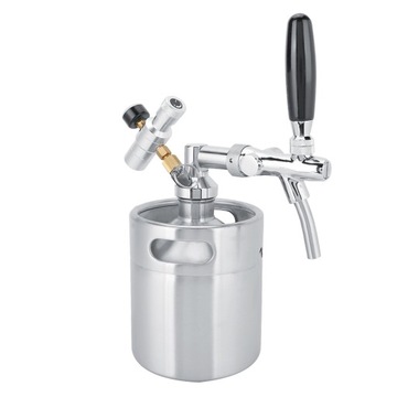 Диспенсер для пива Homebrew Mini Keg 2л из стали