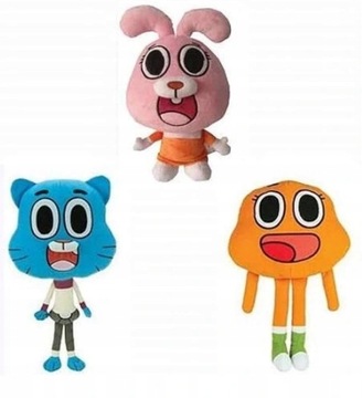 Pluszaki GUMBALL ANAIS DARWIN zestaw 3 sztuki