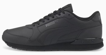 Мужская спортивная обувь Puma St Runner удобные кроссовки черные 44.5