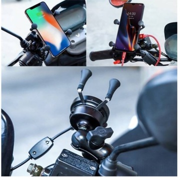 Держатель для телефона с индуктивным USB-зарядным устройством B6J