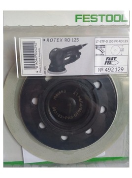FESTOOL TALERZ SZLIFIERSKI DO LAMELI D150 FX-RO125 492129 do RO 125