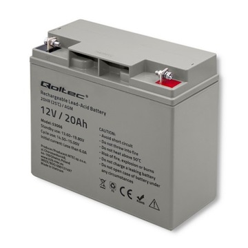 AKUMULATOR AGM 12V 20Ah WYSOKA JAKOŚĆ UPS ALARM