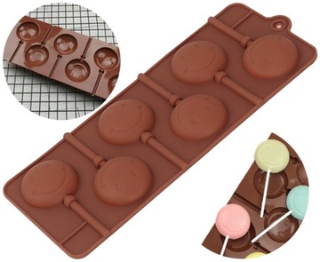 FOREMKA SILIKONOWA DO LIZAKÓW LODÓW CZEKOLADY